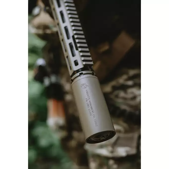 [Zestaw] Replika Knight's Armament KS-1 12,8" GBB - Tan [EMG] + Licencjonowana replika tłumika KAC QDC tracer - FDE [EMG] + Perfect BB Kulki Tracer 0,28g BIO - 2000 SZT [BLS]