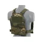 [Zestaw] Prosty Plate Carrier z atrapami miękkich wkładów balistycznych - MT [8FIELDS] + Otwarta potrójna ładownica na magazynki 5.56 - MT [8FIELDS] + Laser Cut Lower Accessory Utility Pocket with Shockcords for Tourniquet - MT [8FIELDS]
