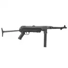 Replika pistoletu maszynowego MP40 Full Metal AEG, Oksyda - Black [AGM]