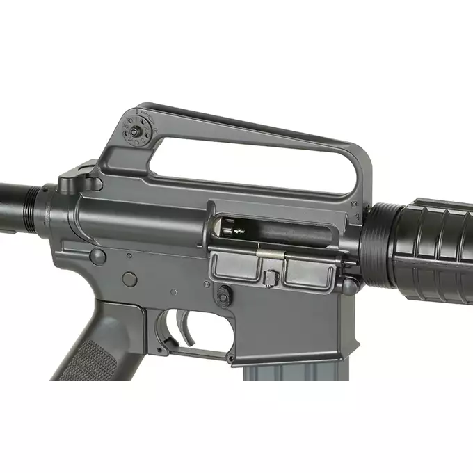 [Zestaw] Gazowa Replika Karabinka Colt 609/GAU-5/A - Black [EMG] + Single Point Airsoft Red Dot - OEG [JJ Airsoft]