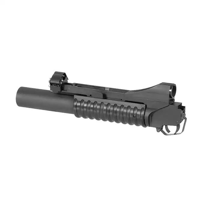 [Zestaw] Replika Amerykańskiego Granatnika 12" Lightweight - Black [S&amp;T] + Zestaw 3 granatów 40MM na 120 kulek [S&amp;T]