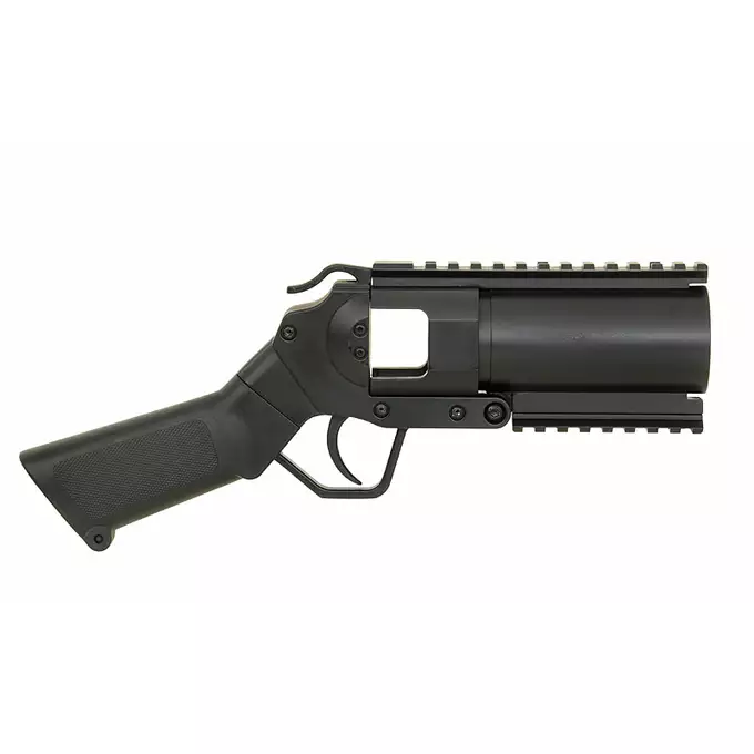[Zestaw] 40mm granatnik pistoletowy M052 - Black [CYMA] + Granat AceHive [AceTech] + Airsoft Green Gaz 1000ml [Pro Tech Guns]