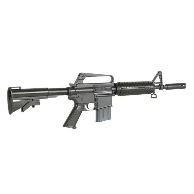 [Zestaw] Gazowa Replika Karabinka Colt 609/GAU-5/A - Black [EMG] + Krótki magazynek STANAG 20 kulek Green Gas MWS/CGS - [CGS]