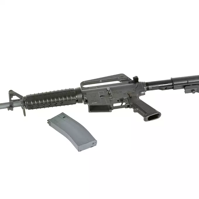 [Zestaw] Gazowa Replika Karabinka Colt M723 CGS Lightning Series - Black [EMG] + Magazynek AR15 Green Gaz do karabinków gazowych CGS, MWS - Black [CGS]