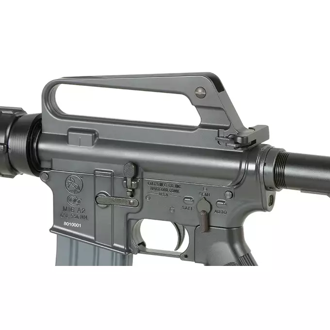 [Zestaw] Gazowa Replika Karabinka Colt M723 CGS Lightning Series - Black [EMG] + Magazynek AR15 Green Gaz do karabinków gazowych CGS, MWS - Black [CGS]