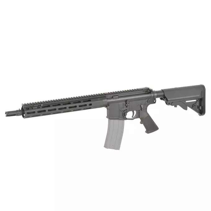 [Zestaw] Replika Knight's Armament KS-1 13" GBB - Czarna [EMG] + Licencjonowana replika tłumika KAC QDC tracer - Black [EMG] + Perfect BB Kulki Tracer 0,28g BIO - 2000 SZT [BLS]
