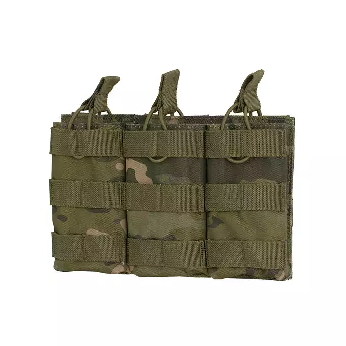[Zestaw] Prosty Plate Carrier z atrapami miękkich wkładów balistycznych - MT [8FIELDS] + Otwarta potrójna ładownica na magazynki 5.56 - MT [8FIELDS] + Laser Cut Lower Accessory Utility Pocket with Shockcords for Tourniquet - MT [8FIELDS]