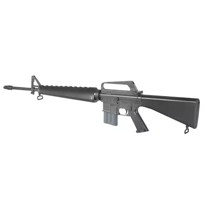 [Zestaw] Gazowa Replika Karabinka Colt 603/XM16E1 - Black [CGS] + Krótki magazynek STANAG 20 kulek Green Gas MWS/CGS - [CGS]