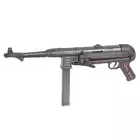 Replika pistoletu maszynowego MP40 Full Metal AEG, Oksyda - Brown [AGM]