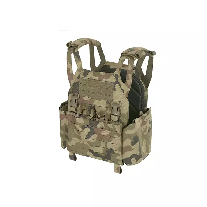 Laser-Cut “Buckle Up" Operator Plate Carrier with AR15/AK Magazine Pouch — WZ93 [8Fields]