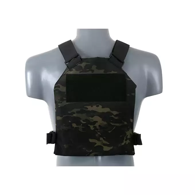 [Zestaw] Prosty Plate Carrier z atrapami miękkich wkładów balistycznych - MB + Otwarta potrójna ładownica na magazynki 5.56 - MB [8FIELDS] + Laser Cut Lower Accessory Utility Pocket with Shockcords for Tourniquet - MB [8FIELDS]