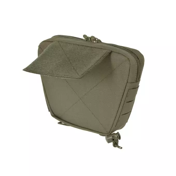 [Zestaw] Jump Plate Carrier Cummerbund - Ranger Green [8FIELDS] + Otwarta potrójna ładownica na magazynki 5.56 - Ranger Green [8FIELDS] + Dolna kieszeń użytkowa na akcesoria z linkami shockcord, Laser Cut - Ranger Green [8FIELDS]