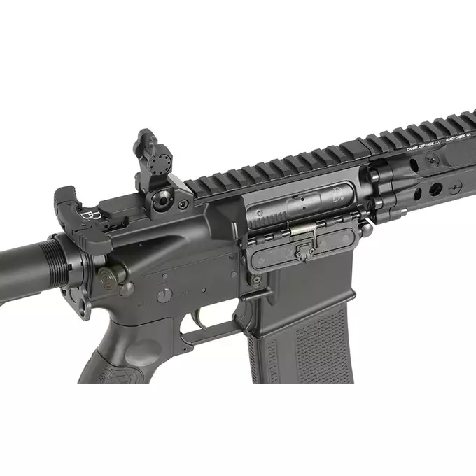 [Zestaw] Replika Daniel Defense MK18 RIII 10.3" Eshooter ETU, GEN-2 - Black [EMG] + Ładowarka V3+ do akumulatorów LiPo/LiFe [IPower] + AKUMULATOR AIRSOFTOWY 25C 800MAH 3S1P 11.1V LIPO GENS ACE G-TECH T-PLUG