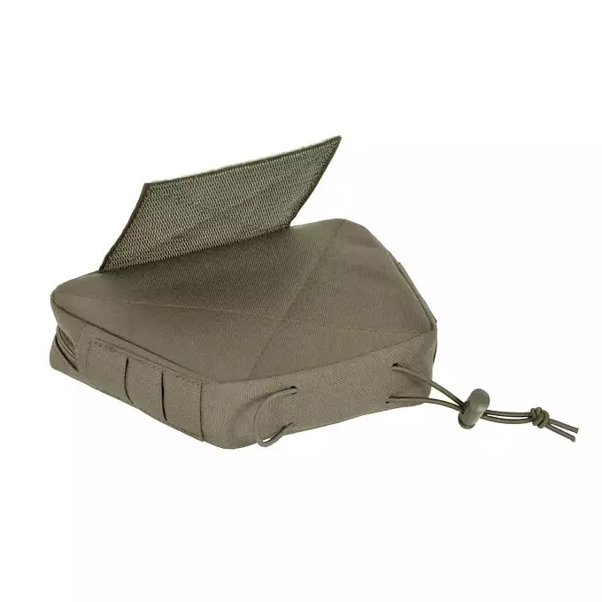 [Zestaw] Prosty Plate Carrier z atrapami miękkich wkładów balistycznych - Ranger Green [8FIELDS] + Otwarta potrójna ładownica na magazynki 5.56 - Ranger Green [8FIELDS] + Dolna kieszeń użytkowa na akcesoria z linkami shockcord, Laser Cut - Ranger Green [8FIELDS]