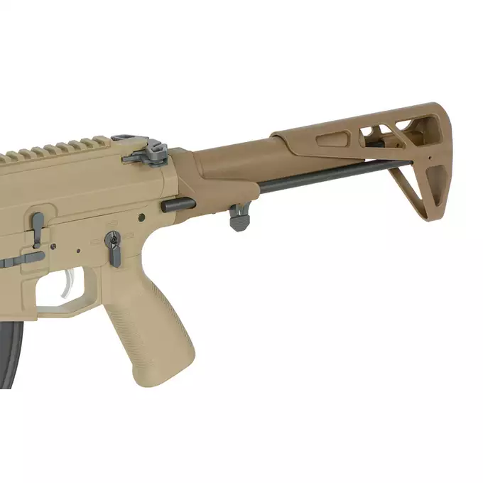[Zestaw] Karabinek ASG M923A DEK762 7.62 / 300 BLK Falcon 3.0 ETU - Tan [Double Eagle] + Akumulator Li-Po 1100mAh 11,1V 20C - Deans [IPower] + Ładowarka IP3025 - LiPo/LiFe/NiMH 25W/3A [IPower] + Kulki 0,23g - 3000 szt PROSLICK [P&amp;J]
