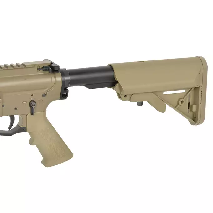 [Zestaw] Replika Knight's Armament KS-1 13" GBB - Tan [WELL PRO] + Magazynek STANAG o pojemności 30 kulek do replik GBBR [Well Pro]