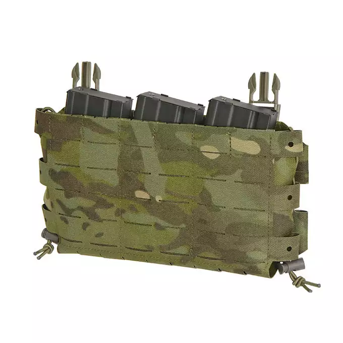 [Zestaw] Buckle Up Assault Plate Carrier Cummerbund - MT [8FIELDS] + Buckle-up COMPACT - wkład na 3 magazynki, MOLLE Laser Cut - Multicamo tropic [8FIELDS] + Dolna kieszeń użytkowa na akcesoria z linkami shockcord, Laser Cut - Multicamo Tropic [8FIELDS]
