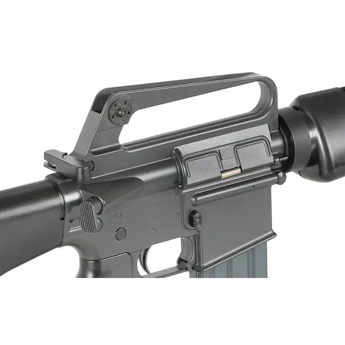 [Zestaw] Gazowa Replika Karabinka Colt 603/XM16E1 - Black [CGS] + Krótki magazynek STANAG 20 kulek Green Gas MWS/CGS - [CGS]
