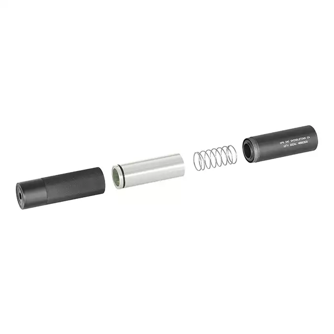 [Zestaw] Zestaw dysz CNC z aluminium z regulowanym zaworem do serii CGS M4,  TM MWS GBBR [CGS] + Zewnętrzna lufa przedłużająca typu MK12/RECCE/416 [CGS]