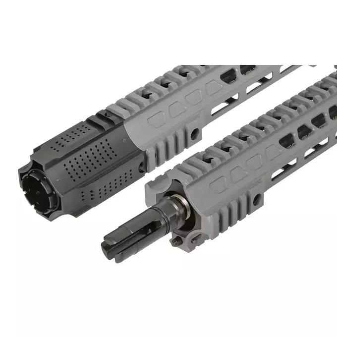 [Zestaw] Replika karabinka SAI GRY 10,5" SBR ESHOOTER ETU, GEN-2 - Grey [EMG] + Ładowarka V3+ do akumulatorów LiPo/LiFe [IPower] + AKUMULATOR AIRSOFTOWY 25C 800MAH 3S1P 11.1V LIPO GENS ACE G-TECH T-PLUG