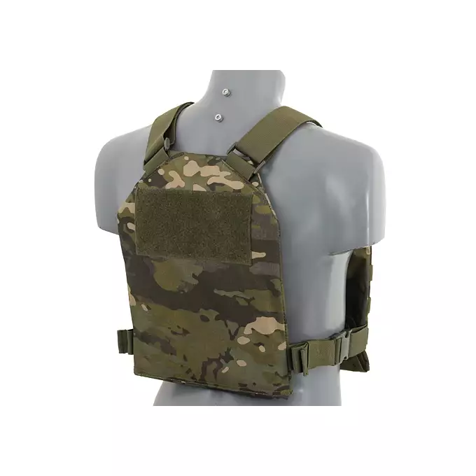 [Zestaw] Prosty Plate Carrier z atrapami miękkich wkładów balistycznych - MT [8FIELDS] + Otwarta potrójna ładownica na magazynki 5.56 - MT [8FIELDS] + Laser Cut Lower Accessory Utility Pocket with Shockcords for Tourniquet - MT [8FIELDS]