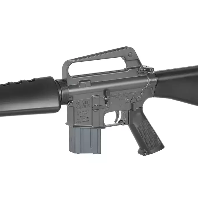 [Zestaw] Gazowa Replika Karabinka Colt M603/M16A1 - Black [EMG] + Single Point Airsoft Red Dot - OEG [JJ Airsoft]