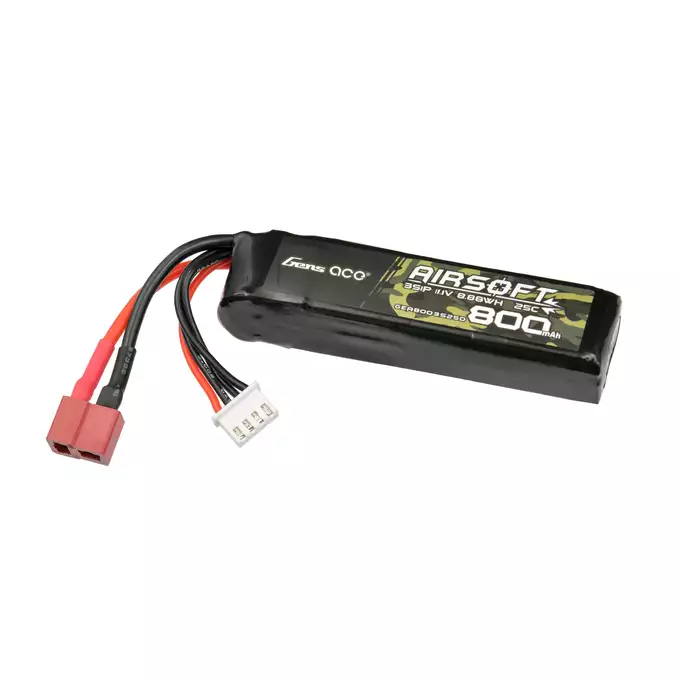 [Zestaw] Replika Karabinka CM.097 Eshooter ETU, GEN-2 - Black [CYMA] + Ładowarka V3+ do akumulatorów LiPo/LiFe [IPower] + AKUMULATOR AIRSOFTOWY 25C 800MAH 3S1P 11.1V LIPO GENS ACE G-TECH T-PLUG