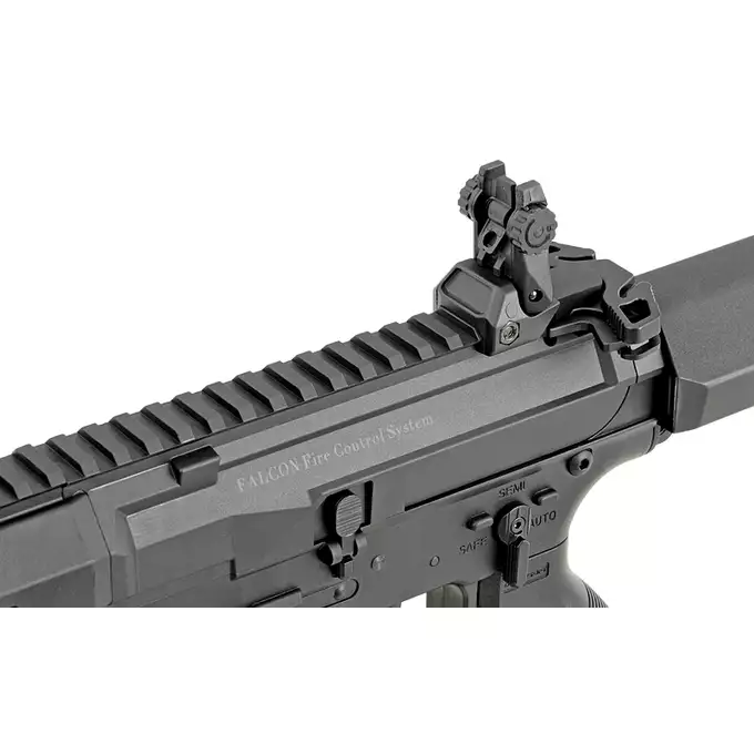 [Zestaw] Karabinek ASG M904L Falcon 3.0 ETU - Black [Double Eagle] + Akumulator Li-Po 1100mAh 11,1V 20C - Deans [IPower] + Ładowarka V3+ do akumulatorów LiPo/LiFe [IPower] + Kulki 0,23g - 3000 szt PROSLICK [P&amp;J]