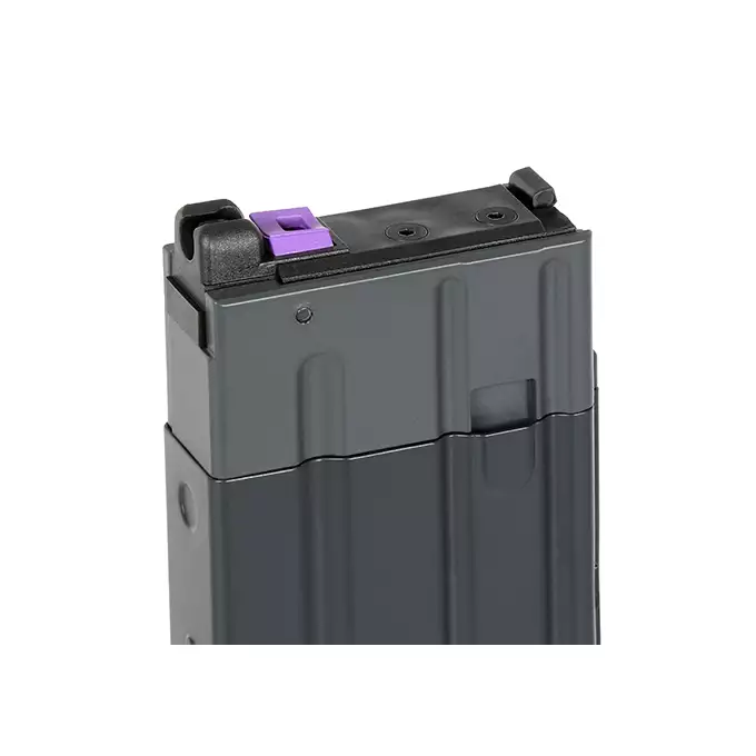 [Zestaw] Gazowa Replika Karabinka Colt 607/GX-5857 - Black [EMG] + Krótki magazynek STANAG 20 kulek Green Gas MWS/CGS - [CGS]