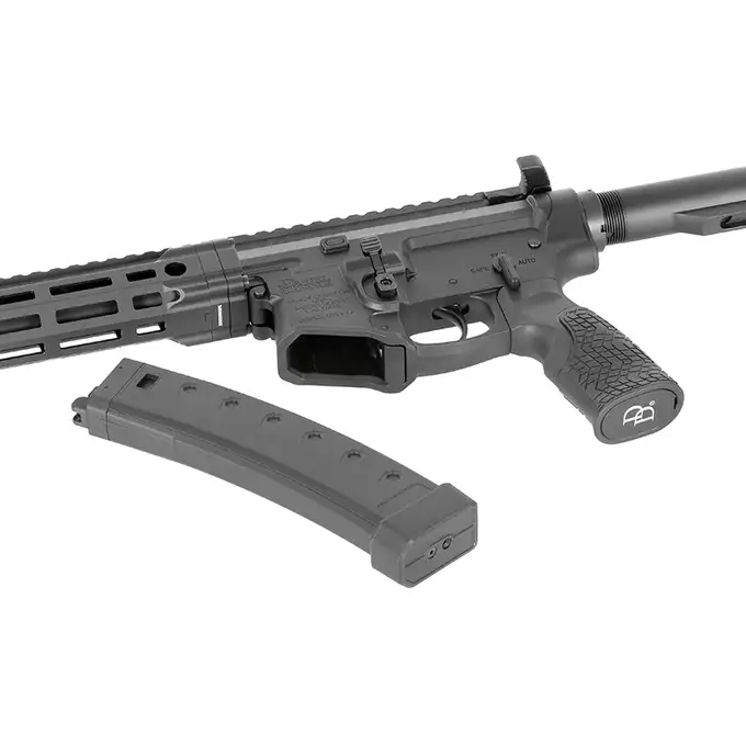 [Zestaw] Replika PCC Daniel Defense MWS GBB 13,5"- Black [EMG] + Magazynek PCC Daniel Defense Green Gas 40 kulek [DE]