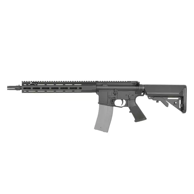 [Zestaw] Replika Knight's Armament KS-1 13" GBB - Czarna [EMG] + Licencjonowana replika tłumika KAC QDC tracer - Black [EMG] + Perfect BB Kulki Tracer 0,28g BIO - 2000 SZT [BLS]