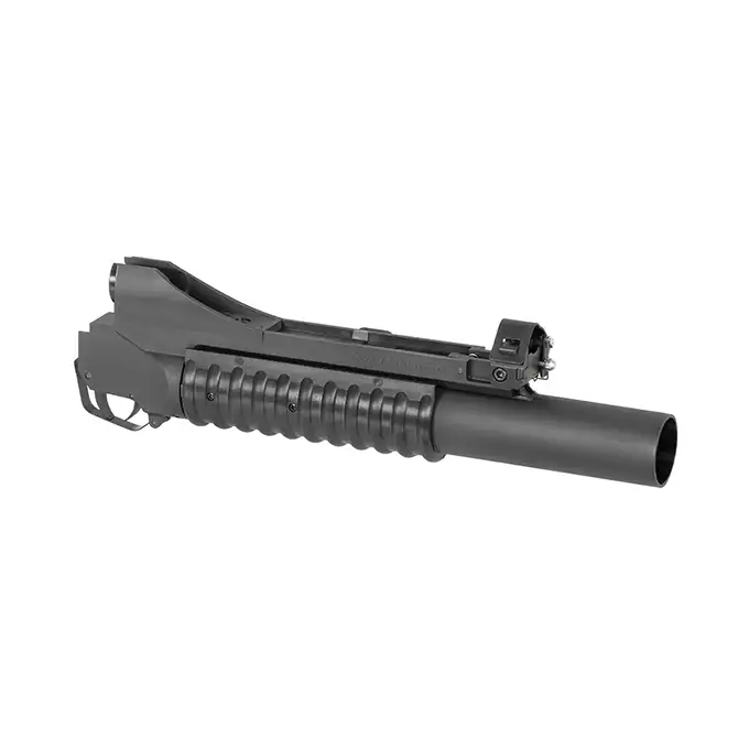 [Zestaw] Replika Amerykańskiego Granatnika 12" Lightweight - Black [S&amp;T] + Granat AceHive [AceTech] + Airsoft Green Gaz 1000ml [Pro Tech Guns]