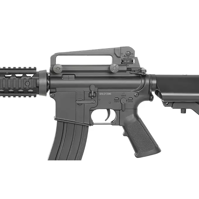 [Zestaw] CM.507 Sport Line, GEN-2 [CYMA] + Stalowy magazynek Mid-Cap na 150 kulek do serii AR-15/M4 - Black