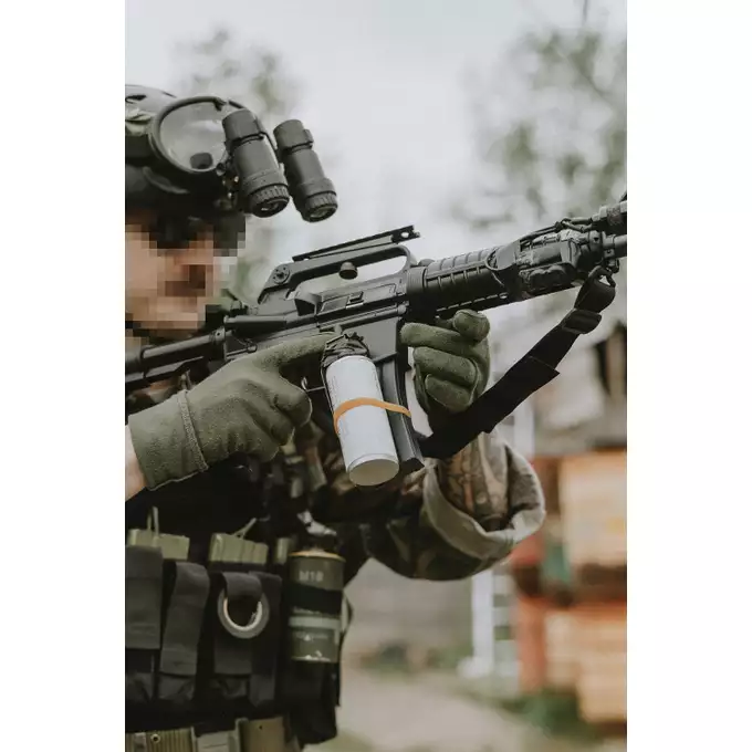 [Zestaw] Gazowa Replika Karabinka Colt M723 CGS Lightning Series - Black [EMG] + Magazynek AR15 Green Gaz do karabinków gazowych CGS, MWS - Black [CGS]