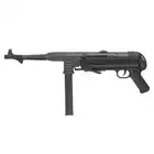 Replika pistoletu maszynowego MP40 Full Metal AEG, Oksyda - Black [AGM]