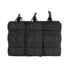 [Zestaw] Jump Plate Carrier Cummerbund - Black [8FIELDS] + Otwarta potrójna ładownica na magazynki 5.56 - Black [8FIELDS] + Laser Cut Lower Accessory Utility Pocket with Shockcords for Tourniquet - Black [8FIELDS]