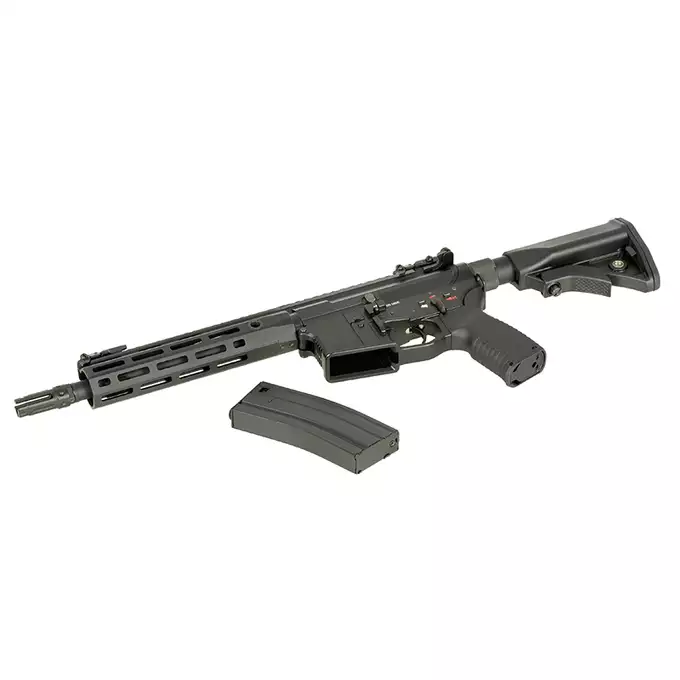 [Zestaw] Replika Karabinka CM.097F Eshooter ETU, GEN-2 - Black [CYMA] + Ładowarka V3+ do akumulatorów LiPo/LiFe [IPower] + AKUMULATOR AIRSOFTOWY 25C 800MAH 3S1P 11.1V LIPO GENS ACE G-TECH T-PLUG