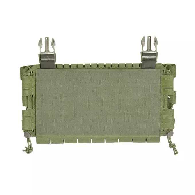[Zestaw] Buckle Up Assault Plate Carrier Cummerbund - Olive [8FIELDS] + Panel Buckle-up COMPACT - wkład na 3 magazynki, MOLLE Laser Cut - Olive [8FIELDS] + Dolna kieszeń użytkowa na akcesoria z linkami shockcord, Laser Cut - Olive [8FIELDS]