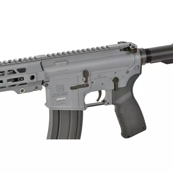 [Zestaw] Replika karabinka SAI GRY 10,5" SBR ESHOOTER ETU, GEN-2 - Grey [EMG] + Ładowarka V3+ do akumulatorów LiPo/LiFe [IPower] + AKUMULATOR AIRSOFTOWY 25C 800MAH 3S1P 11.1V LIPO GENS ACE G-TECH T-PLUG