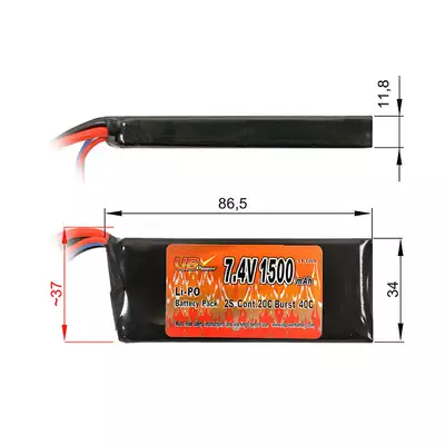 [Zestaw] JG0449A AU-2G [J.G.Works] + Ładowarka V3+ do akumulatorów LiPo/LiFe [IPower] + Kulki 0,23g - 3000 szt PROSLICK [P&amp;J] + Akumulator Li-Po 1500mAh 7,4V 20/40C [VB]