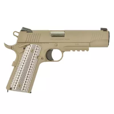 [Zestaw] Licencjonowana replika pistoletu Colt M45A1 Combat Unit - TAN [EMG] + Magazynek na Green Gaz do R48 [Army Armament]