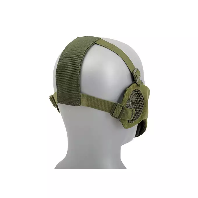 Maska SKULL FACE z ochroną uszu - Olive [CS]