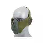 Maska SKULL FACE z ochroną uszu - Olive [CS]