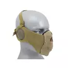 Maska SKULL FACE z ochroną uszu - Tan [CS]