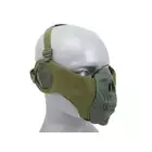 Maska SKULL FACE z ochroną uszu - Olive [CS]