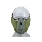 Maska SKULL FACE z ochroną uszu - Olive [CS]