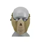 Maska SKULL FACE z ochroną uszu - Tan [CS]