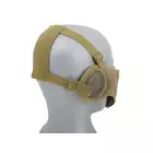 Maska SKULL FACE z ochroną uszu - Tan [CS]