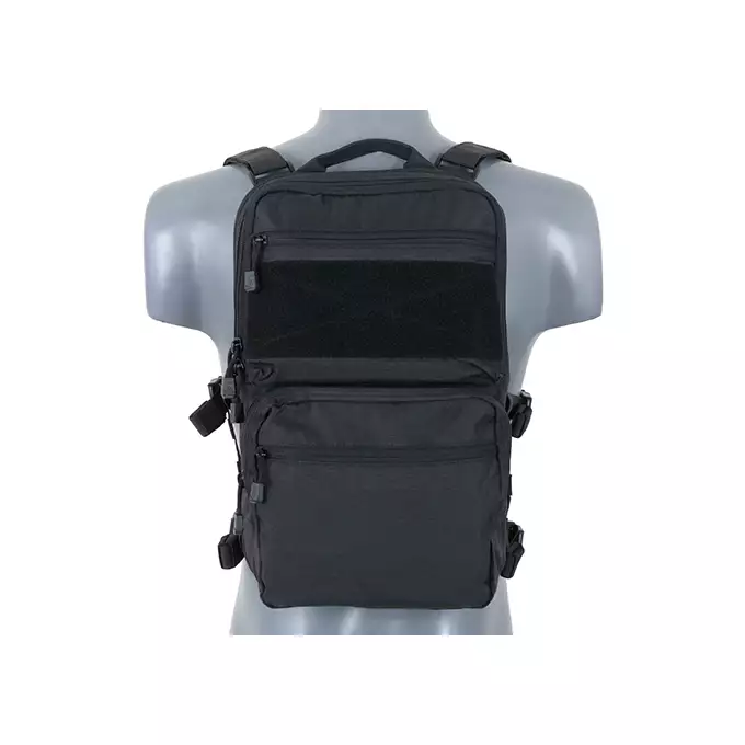 [Zestaw] Plecak z przednim panelem MOLLE - Black [8FIELDS] + Buckle Up Chest Rig V3 - Black [8FIELDS]