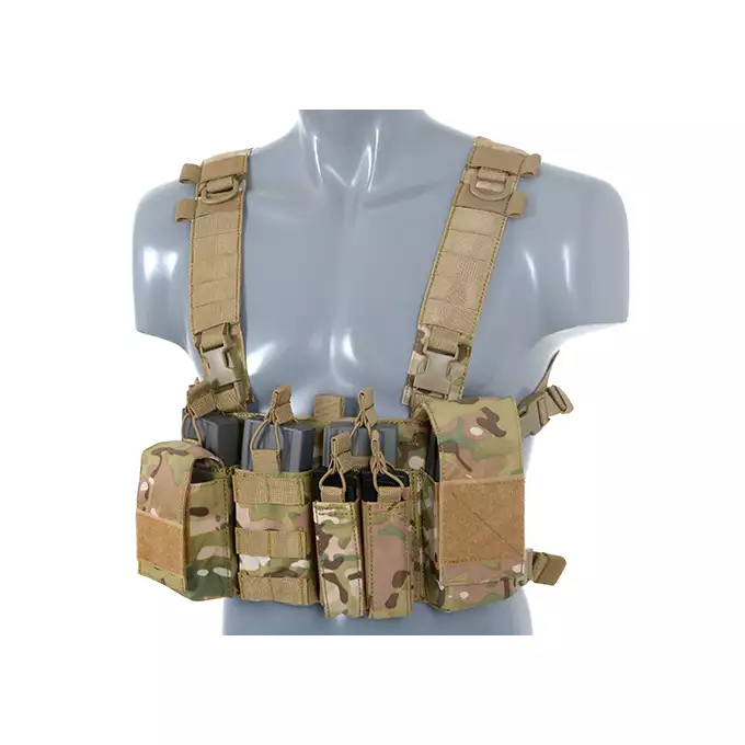[Zestaw] Plecak z przednim panelem MOLLE - Multicamo [8FIELDS] + Buckle Up Chest Rig V3 - Multicamo [8FIELDS]